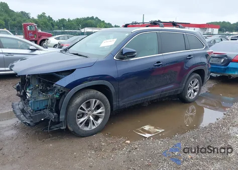 2015 Toyota Highlander Xle from USA, damaged, VIN 5TDKKRFH7FS066426